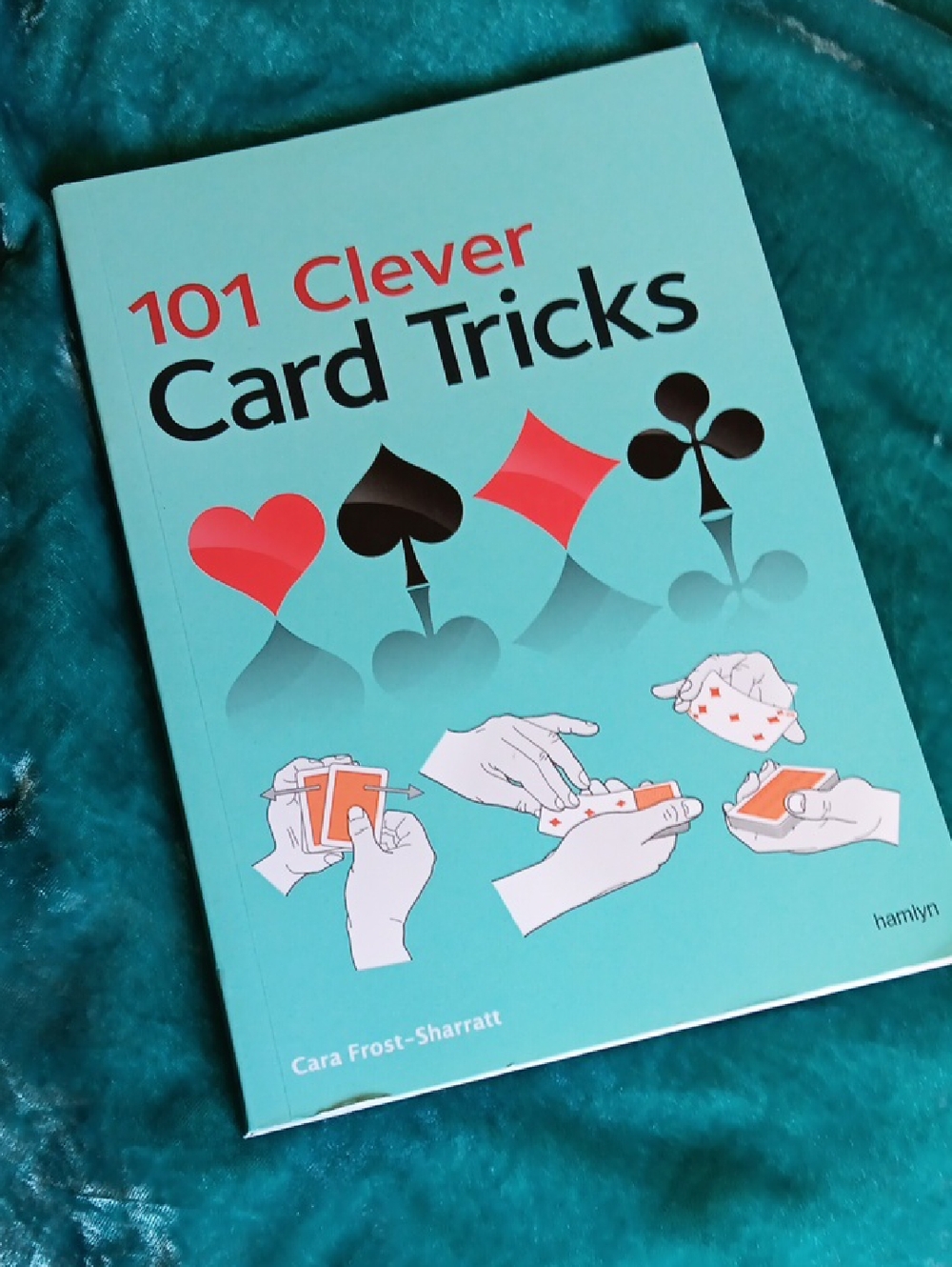 101 Clever Card Tricks Book - Teal Cover